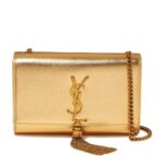 Saint Laurent Small Kate Chain Bag With Tassel – Gold