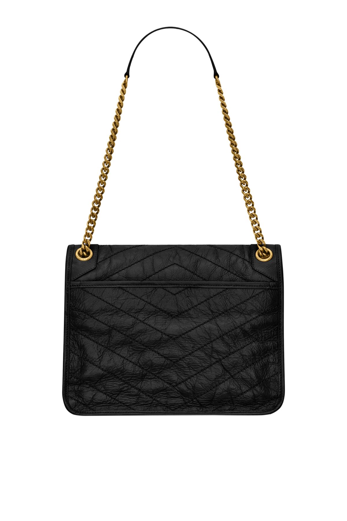 Saint Laurent Medium Niki Chain Bag – Black Leather Shoulder Bag