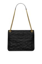 Saint Laurent Medium Niki Chain Bag – Black Leather Shoulder Bag