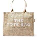 Marc Jacobs Large Canvas Tote Bag – Beige