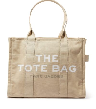 Marc Jacobs Large Canvas Tote Bag – Beige