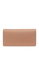 Valentino Garavani VLogo Chain Wallet Neutral back view calfskin leather