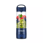 The blue Nutribullet Portable Blender NB-PB475B showing the motor base and 475 ml cup.