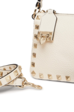 Valentino Garavani Rockstud Small Shoulder Bag Neutral