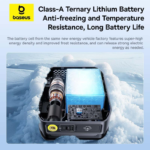 Baseus 4-in-1 Emergency Car Jump Starter and Air Pump Black