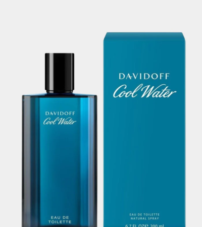Blue bottle of DAVIDOFF Cool Water Eau de Toilette 125ml for men