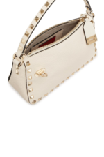 Valentino Garavani Rockstud Small Shoulder Bag Neutral