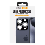 EQ Flash Diamond Silver Camera Lens Protector 3 Pieces for iPhone 15 Pro Max