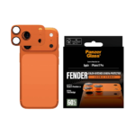 PanzerGlass Fender Camera Lens Protector in Orange for iPhone 17 Pro