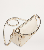 Valentino Garavani Rockstud Small Shoulder Bag Neutral