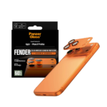 Orange PanzerGlass Fender Camera Lens Protector for iPhone 17 Pro Max