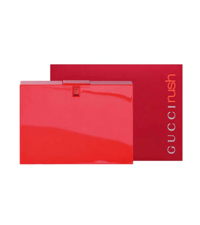 Red rectangular bottle of Gucci Rush for Women Eau de Toilette 75mL