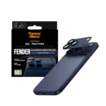Blue PanzerGlass Fender Camera Lens Protector for iPhone 17 Pro Max