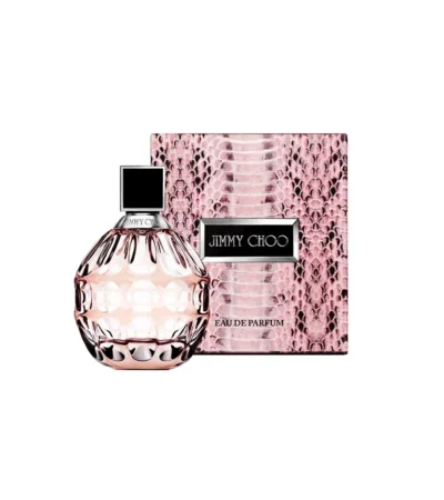 Front view of Jimmy Choo for Women Eau De Toilette 100ml glass bottle