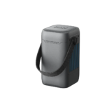 Anker Solix C200 DC Portable Power Station in Dark Grey showing 5 charging ports.