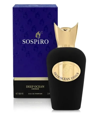 Sospiro Deep Ocean Amber Eau de Parfum 100mL blue velvet bottle