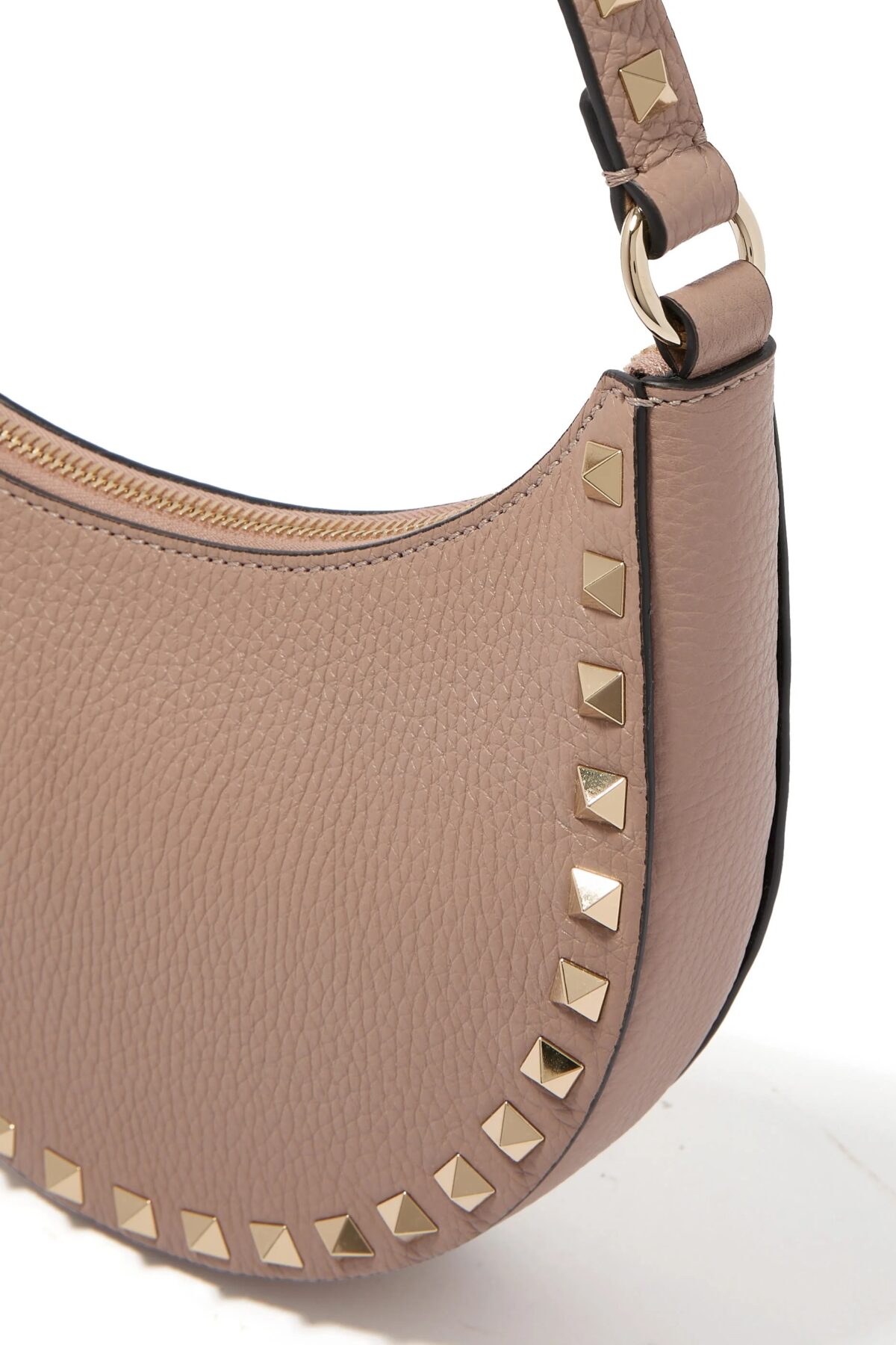 Valentino Rockstud Mini Pink Designer Handbag with Stud Details