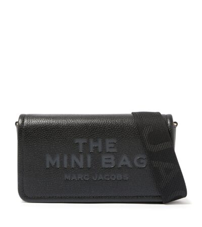 Marc Jacobs Leather Mini Bag Black with Adjustable Strap