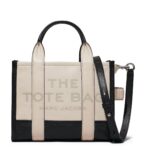 Marc Jacobs Small Tote Bag Off White Leather with Logo