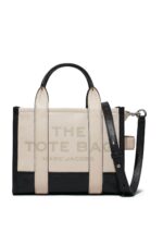 Marc Jacobs Small Tote Bag Off White Leather with Logo