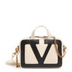 Valentino Viva Superstar Nappa Leather Handbag White with VLogo