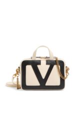Valentino Viva Superstar Nappa Leather Handbag White with VLogo