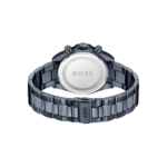 Hugo Boss Hero 2.0 men's watch in blue ionic-plated stainless steel with black bezel