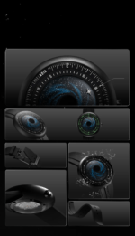 CIGA Design x Label Noir Blue Planet II Black Star watch with DLC titanium case