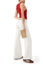 Marc Jacobs Mini Crossbody Bag Beige Leather with Logo