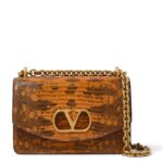 Multicolour Valentino Garavani Vain Small Shoulder Bag with Structured Design