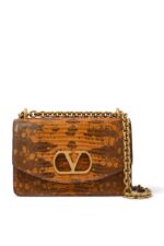 Multicolour Valentino Garavani Vain Small Shoulder Bag with Structured Design