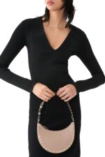 Valentino Rockstud Mini Pink Designer Handbag with Stud Details