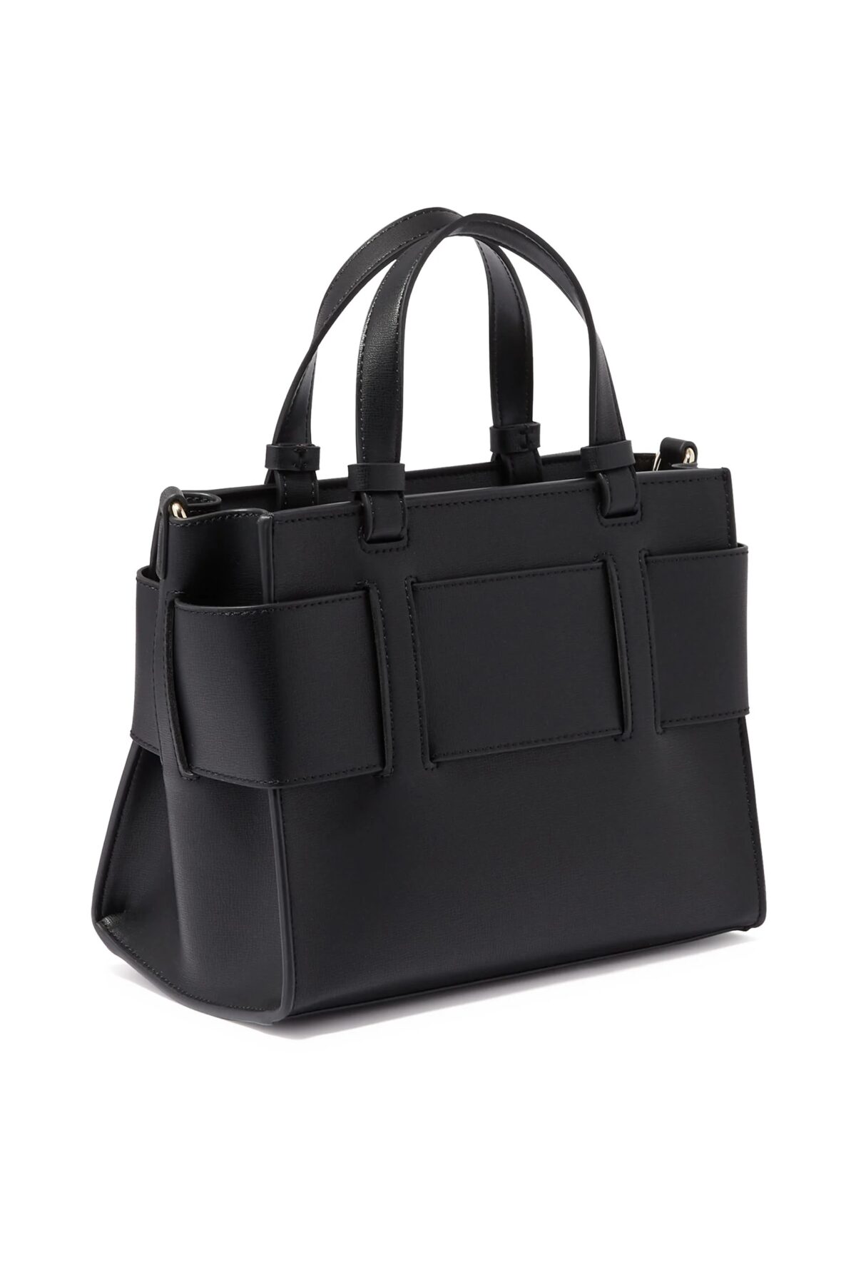 Armani Exchange AX Plaque Big Tote Bag in Nero Black