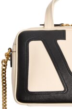 Valentino Viva Superstar Nappa Leather Handbag White with VLogo