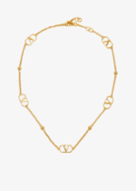 Valentino Garavani VLogo Signature gold-tone necklace with adjustable chain