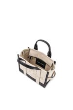 Marc Jacobs Small Tote Bag Off White Leather with Logo