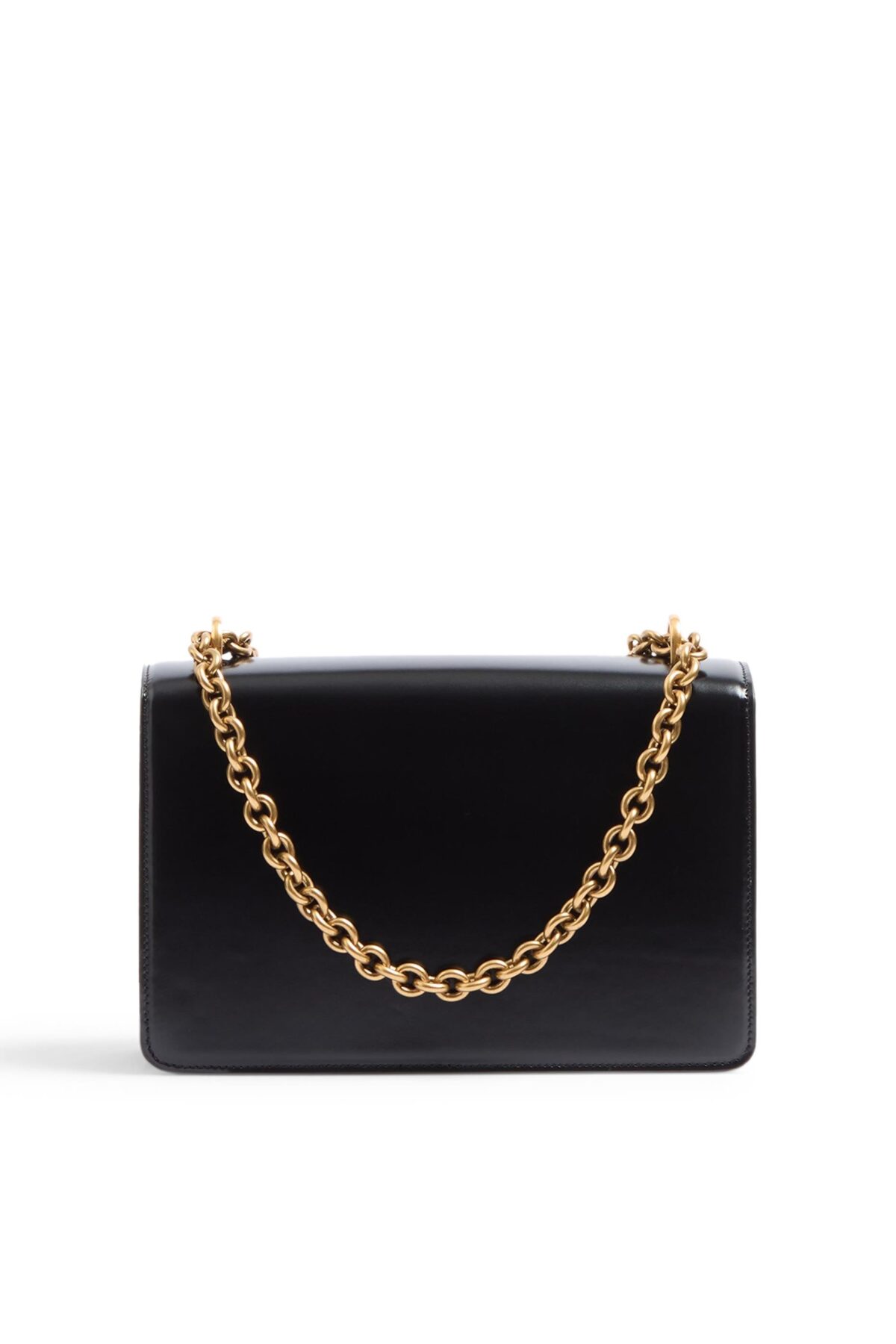 Black Valentino Garavani Vain Shoulder Bag with VLogo Chain Strap