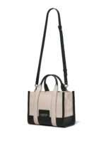Marc Jacobs Small Tote Bag Off White Leather with Logo