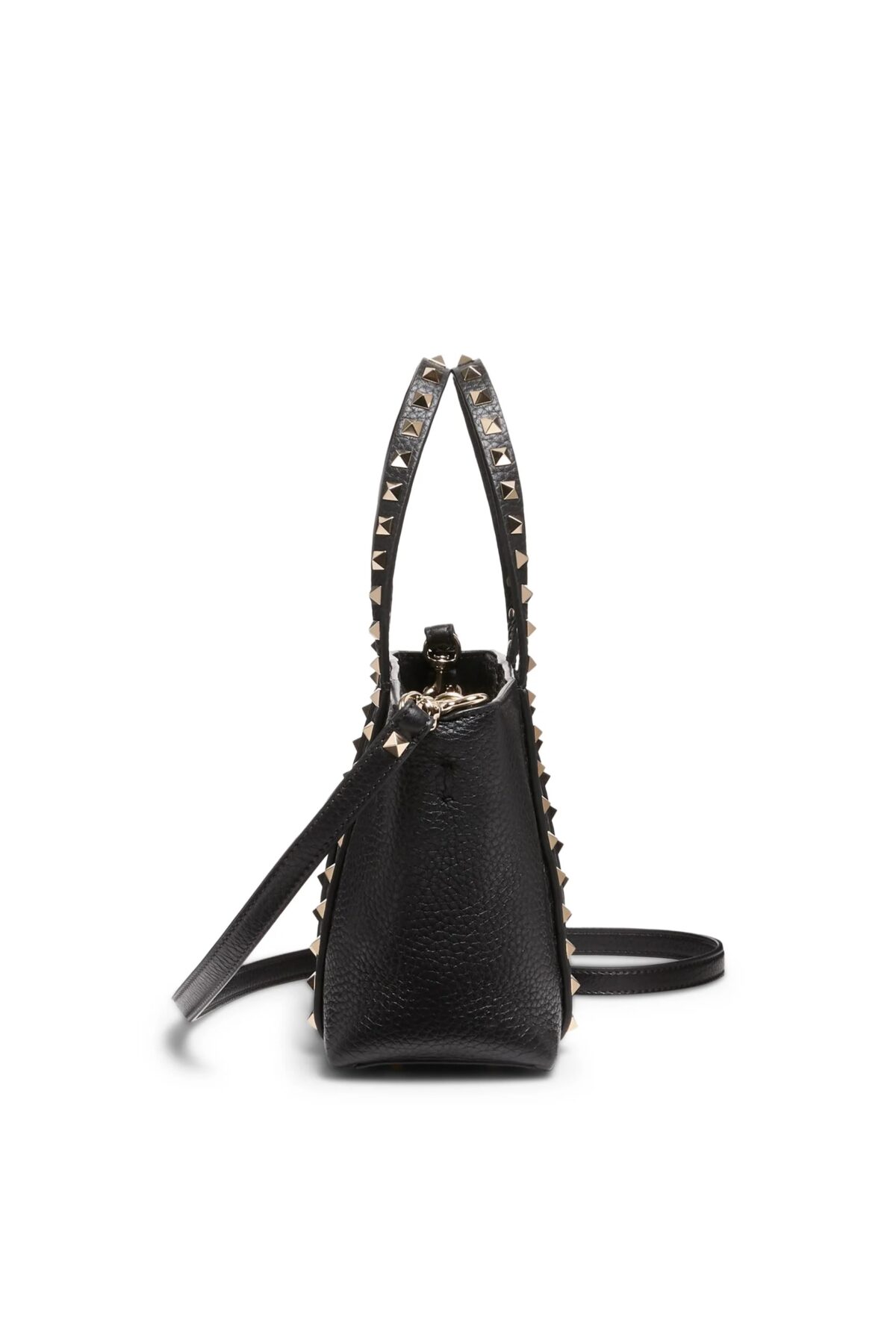 Valentino Rockstud Mini Tote Bag Black Luxury Designer Handbag
