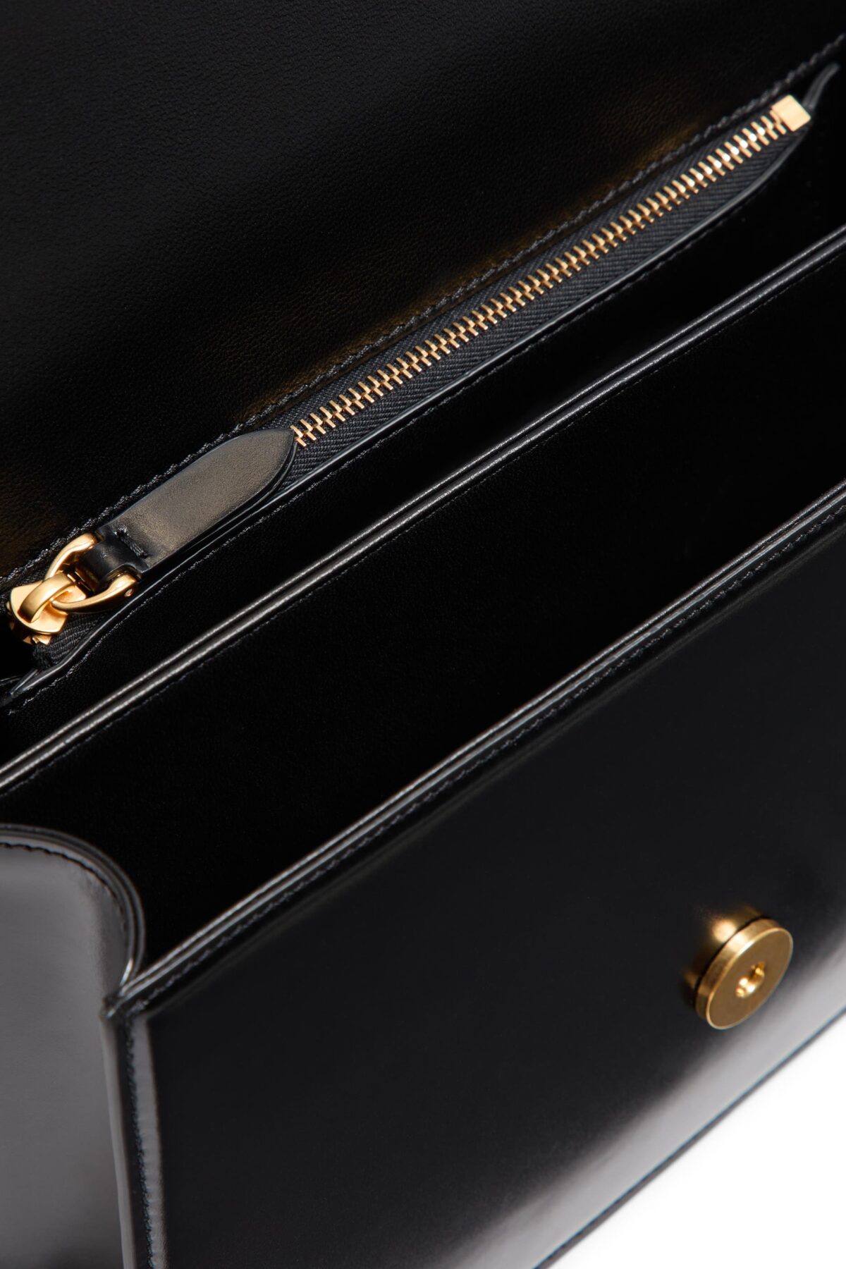 Black Valentino Garavani Vain Shoulder Bag with VLogo Chain Strap