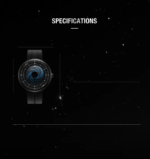 CIGA Design x Label Noir Blue Planet II Black Star watch with DLC titanium case