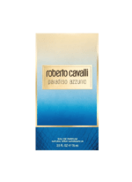 Roberto Cavalli Paradiso Azzurro Eau de Parfum 75ml blue glass bottle for women.