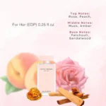 Narciso Rodriguez For Her Eau de Parfum 100ml pink bottle with black cap