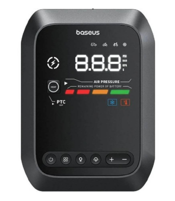 Baseus 4-in-1 Emergency Car Jump Starter and Air Pump Black