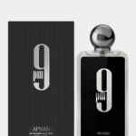 Afnan 9pm for Men 100ml Eau de Parfum sleek dark bottle with silver accents