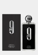 Afnan 9pm for Men 100ml Eau de Parfum sleek dark bottle with silver accents