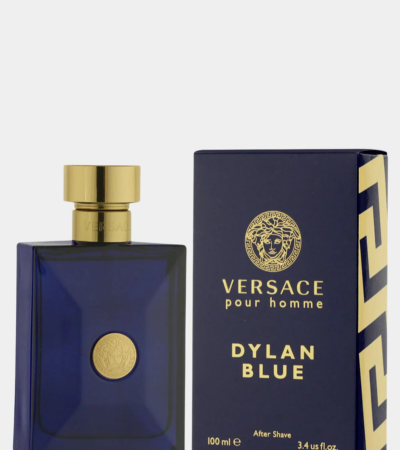 Versace Dylan Blue Pour Homme 100ml blue bottle with gold Medusa emblem