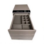 Multilayer Fingerprint and Password Smart Safe Box for Hidden Drawer