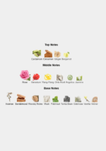 Deep red glass bottle of Amouage Lyric for Women Eau de Parfum 100ML