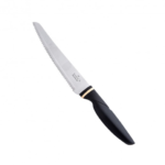 6-piece Karaca Proofcut black knife set with stainless steel blades and stand